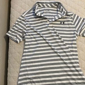 UA Polo White&Gray Small